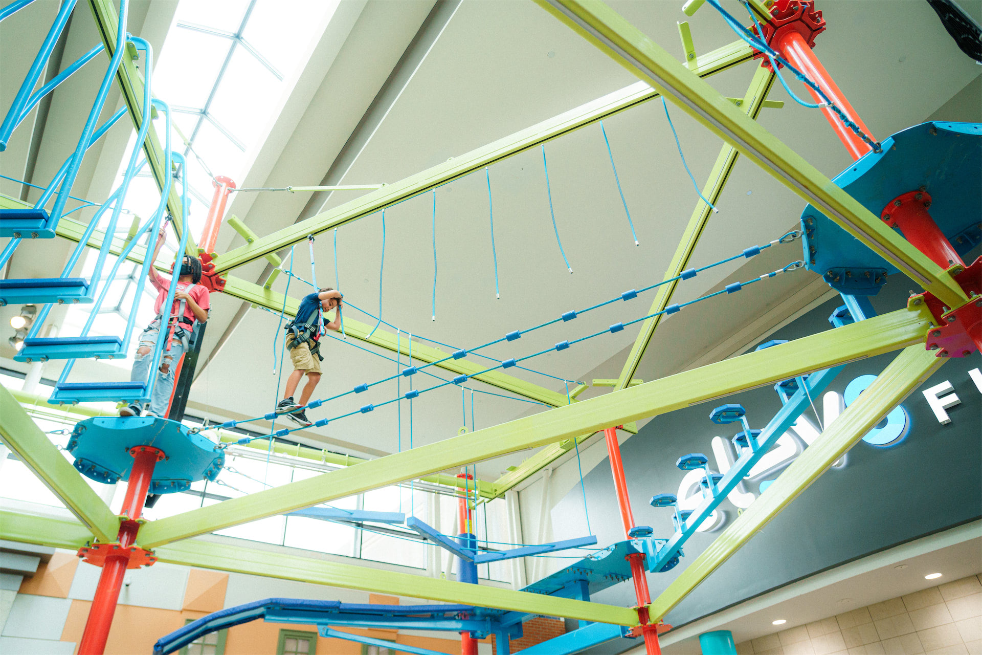 Balance Ropes Course Elev8 Fun Indoor Adventure Park - Ropes Course