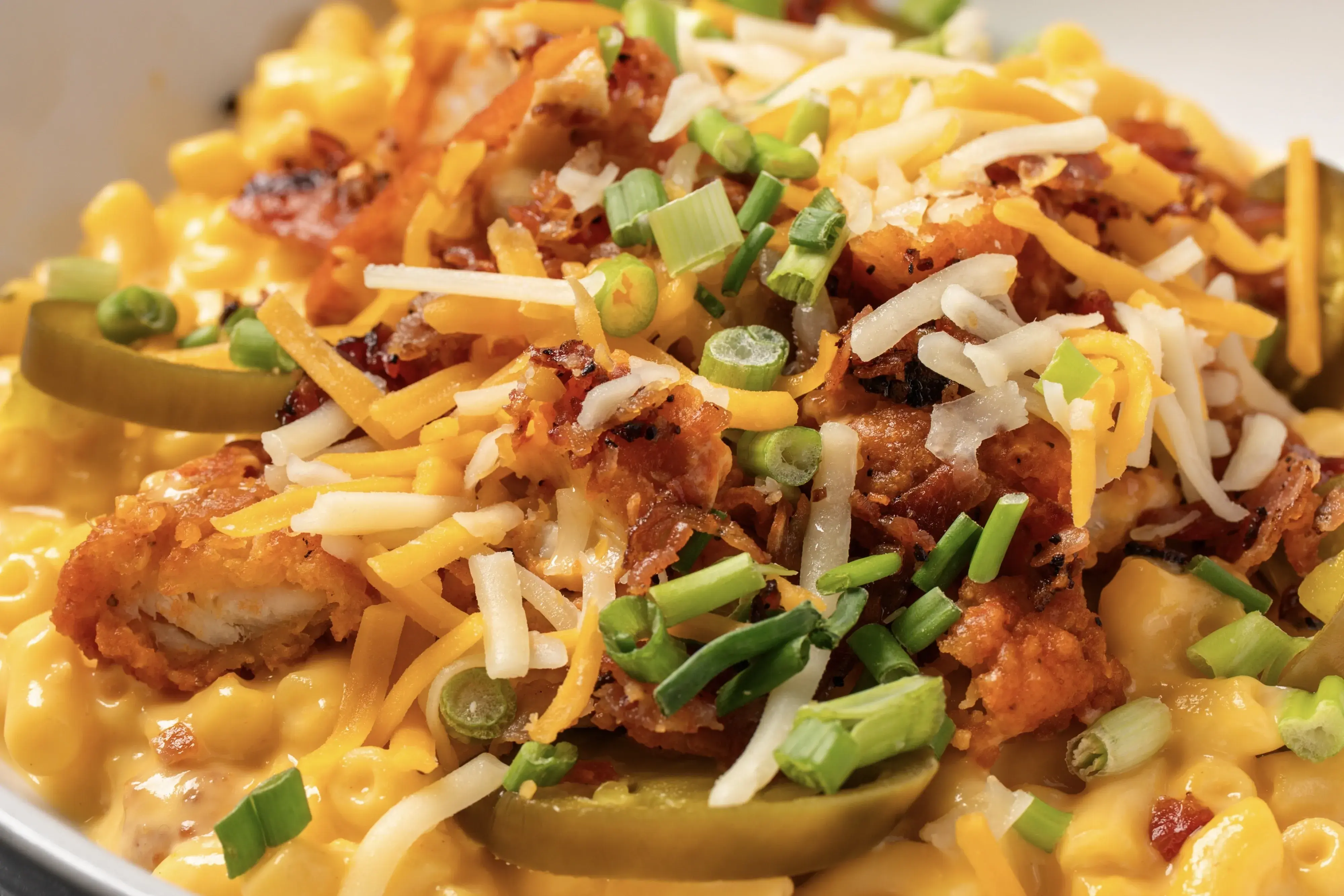 Loaded Buffao Chicken Mac Bowl